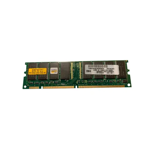 38L3915 - IBM 128MB 133MHz PC133 non-ECC Unbuffered CL3 168-Pin DIMM …