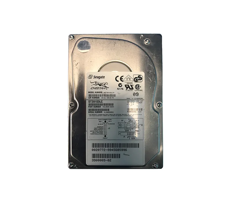 390-0009-02 - Sun 9.1GB 10000RPM Ultra-2 Wide SCSI Hot Swap LVD 80-Pi…