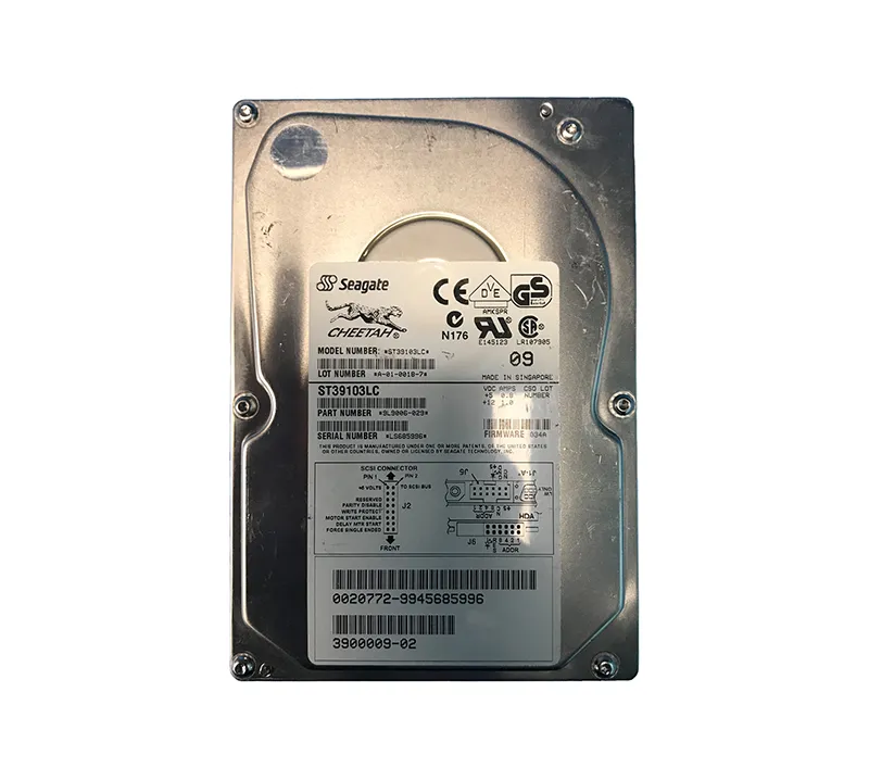 390-0009-03 - Sun 9.1GB 10000RPM Ultra-2 Wide SCSI Hot Swap LVD 80-Pi…