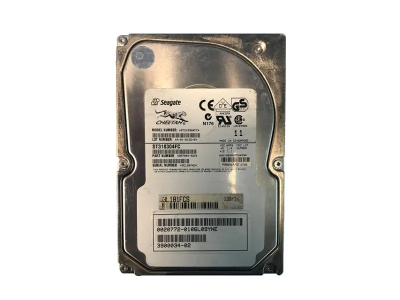 390-0034 - Sun 18.2GB 10000RPM Fibre Channel 100MB/s Hot-Pluggable 3.…