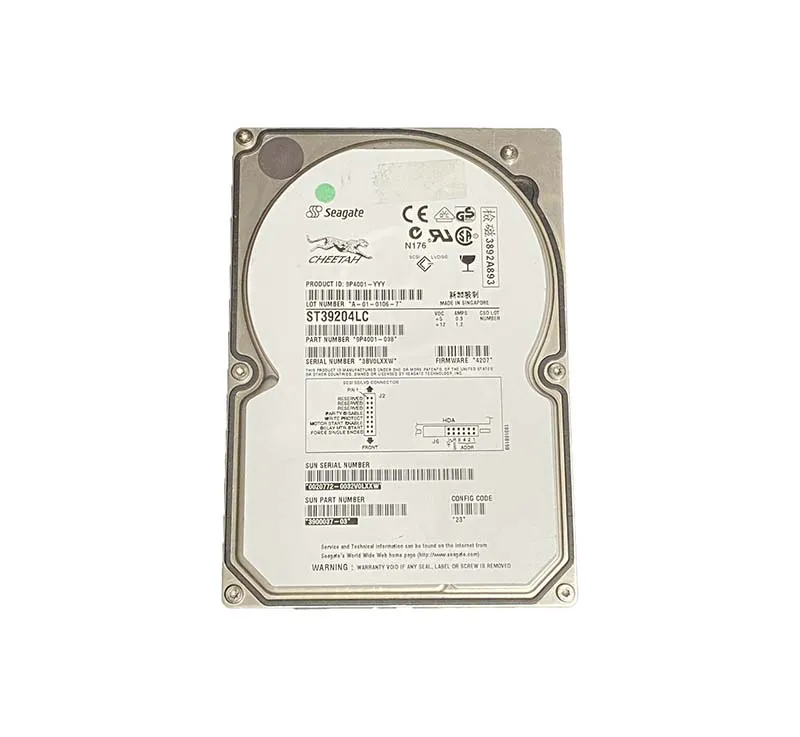 390-0037 - Sun 9.1GB 10000RPM Ultra-Wide SCSI Hot-Pluggable 80-Pin 3.…