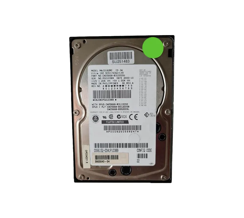 390-0043-01 - Sun 18.2GB 10000RPM Ultra-160 SCSI LVD Hot-Pluggable 80…