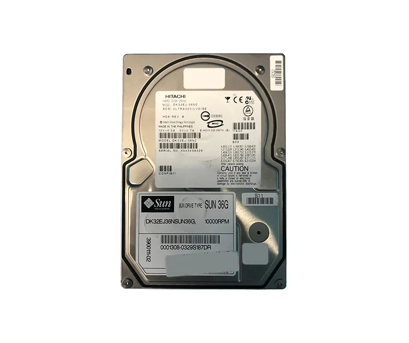 390-0111-05 - Sun 36.4GB 10000RPM Ultra-320 SCSI LVD Hot-Pluggable 80…