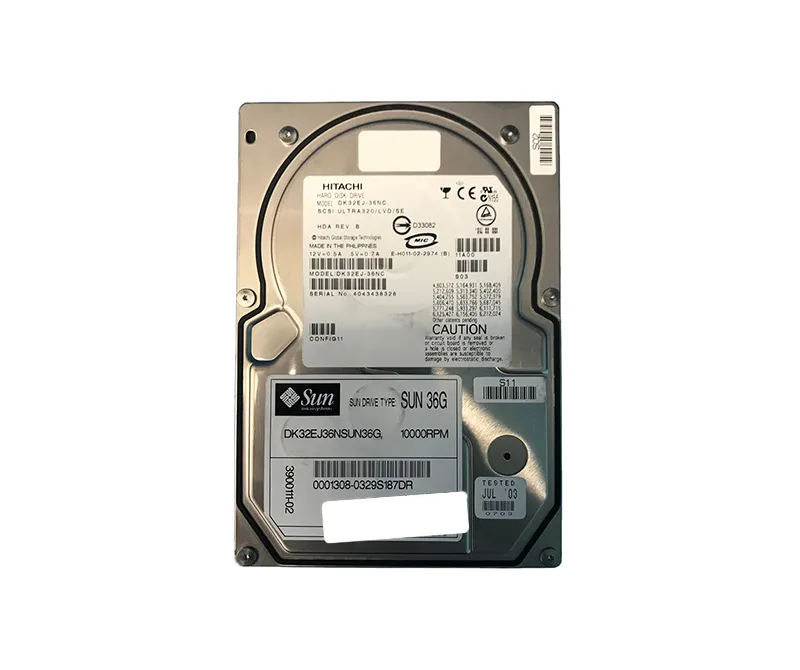 390-0111 - Sun 36.4GB 10000RPM Ultra-320 SCSI LVD Hot-Pluggable 80-Pi…
