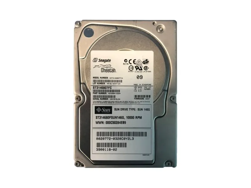 390-0118 - Sun 146GB 10000RPM Fibre Channel 2GB/s Hot-Pluggable 3.5-i…