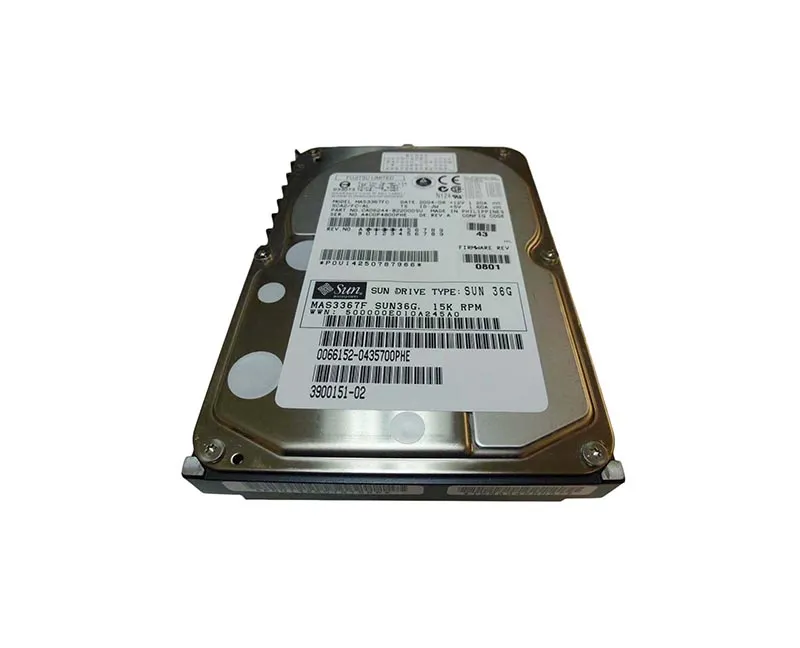 390-0151 - Sun 36.4GB 15000RPM Fibre Channel 2GB/s Hot-Pluggable 3.5-…