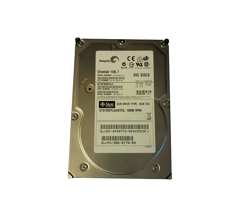 390-0174 - Sun 73GB 10000RPM Ultra-320 SCSI LVD Hot-Pluggable 80-Pin …