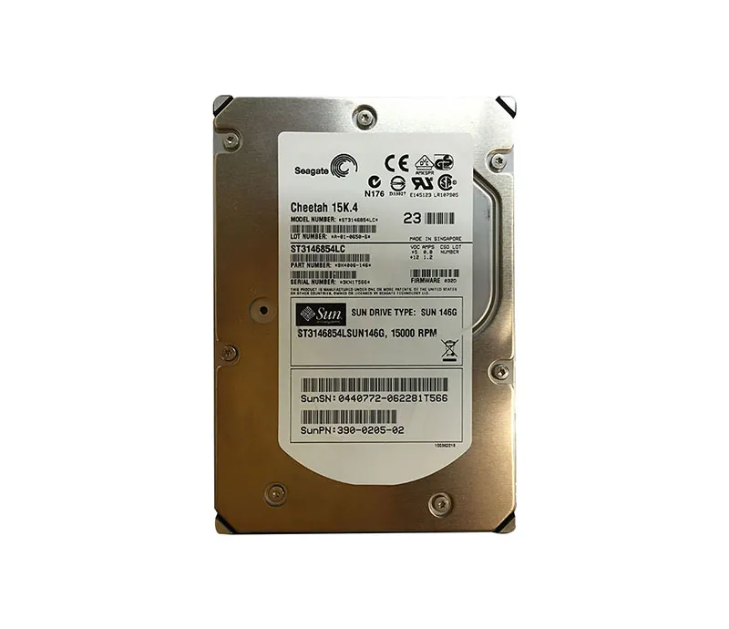 390-0205-03 - Sun 146GB 15000RPM Ultra-320 SCSI Hot-Pluggable LVD 80-…