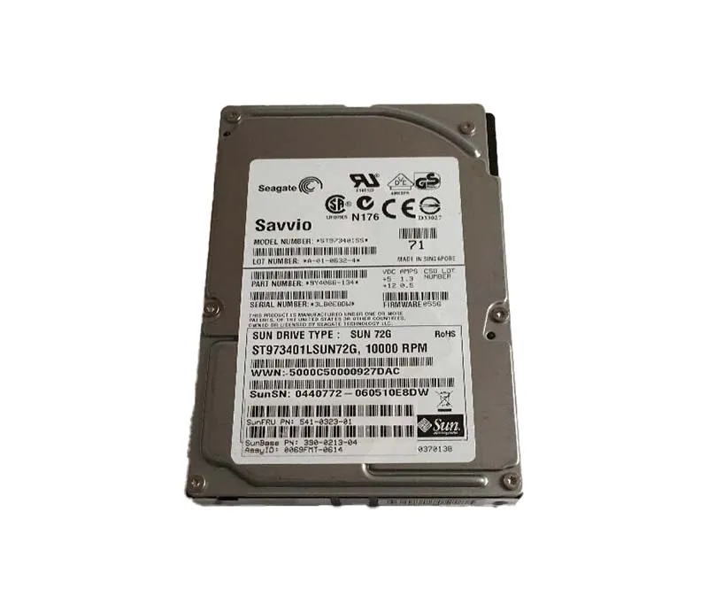 390-0213-04 Sun 73GB 10000RPM SAS 3GB/s 2.5-inch Hard Drive