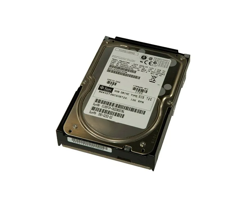 390-0252-02 - Sun 73GB 10000RPM Ultra-320 SCSI LVD Hot-Pluggable 80-P…