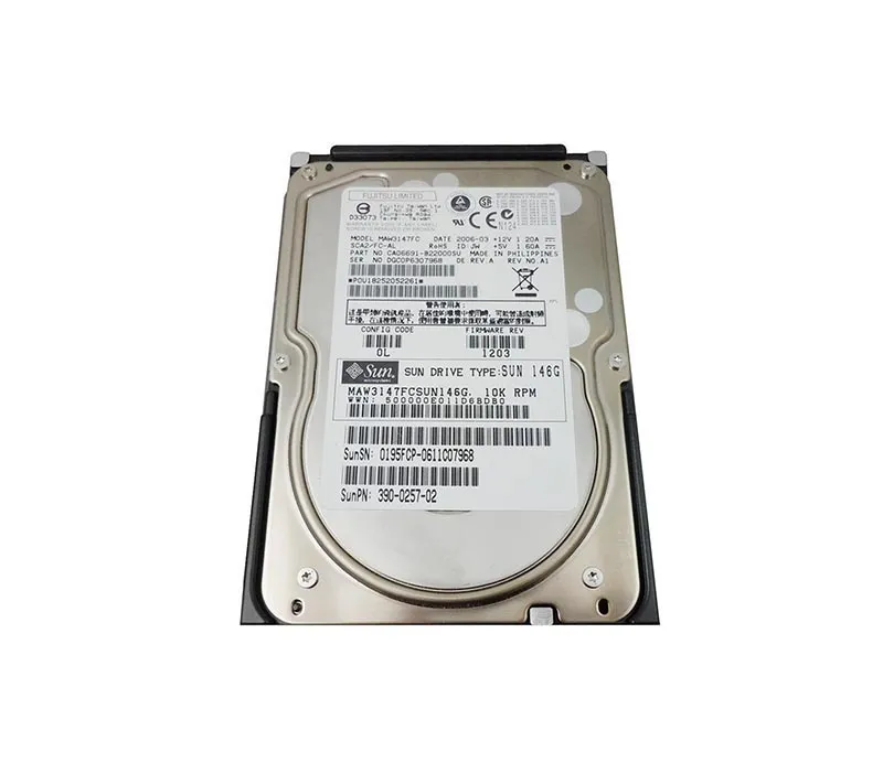 390-0257-01 - Sun 146GB 10000RPM Fibre Channel 2GB/s Hot-Pluggable 3.…