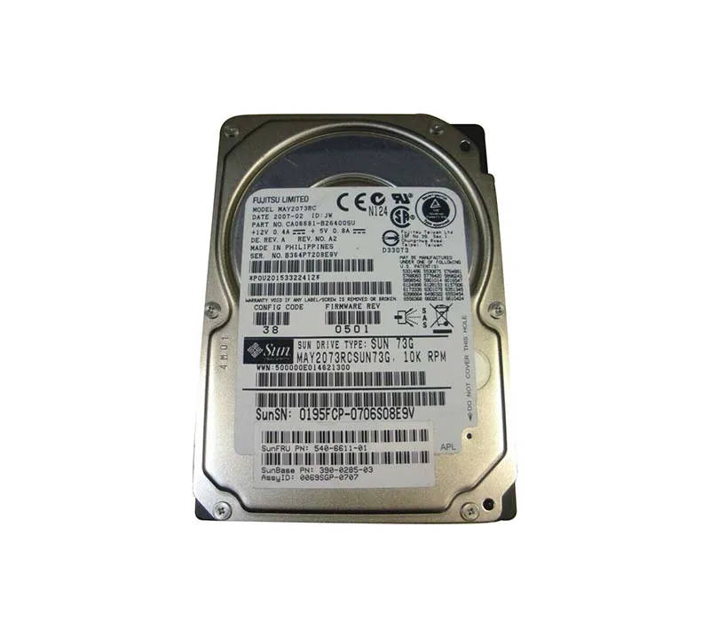 390-0285-03 Sun 73GB 10000RPM SAS 3GB/s 16MB Cache Hot-Pluggable 2.5-…