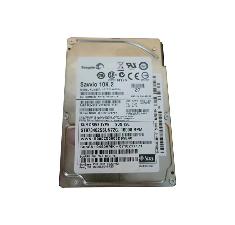 390-0323-02 Sun 73GB 10000RPM SAS 3GB/s 16MB Cache Hot-Swappable 2.5-…