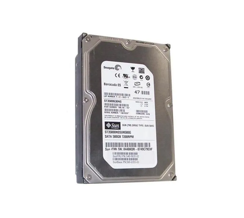 390-0355-03 - Sun 500GB 7200RPM SATA 3Gb/s 16MB Cache 3.5-inch Hard D…