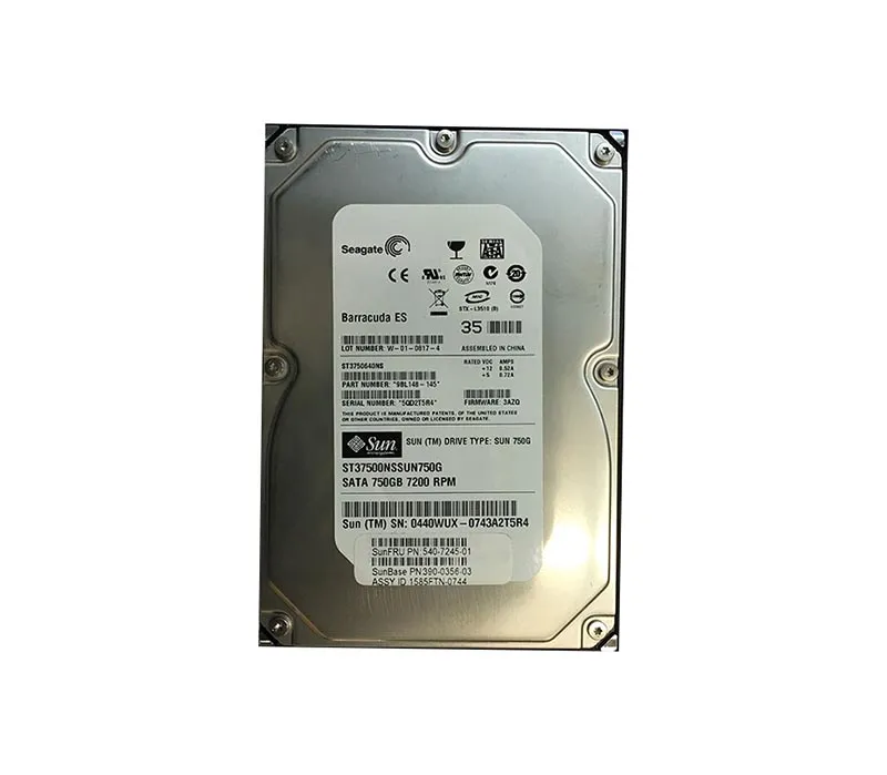 390-0356-03 - Sun 750GB 7200RPM SATA 3GB/s 3.5-inch Hard Drive