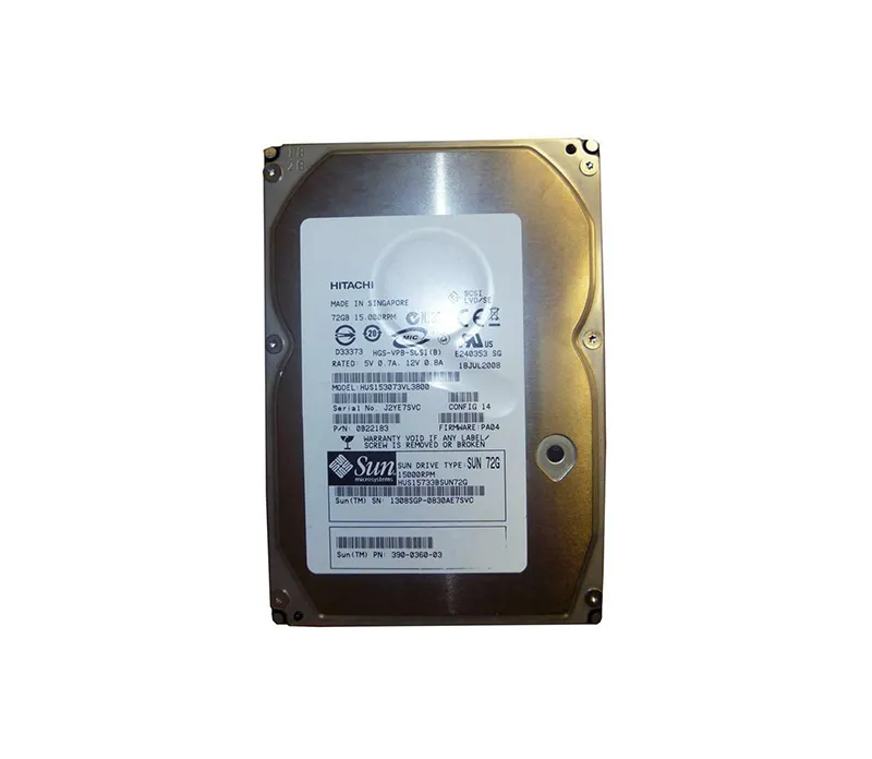 390-0360-01 - Sun 73GB 15000RPM Ultra-320 SCSI LVD Hot-Pluggable 80-P…