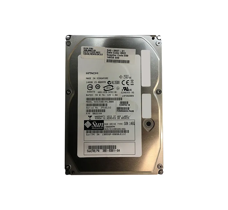 390-0361 - Sun 146GB 15000RPM Ultra-320 SCSI LVD Hot-Pluggable 80-Pin…