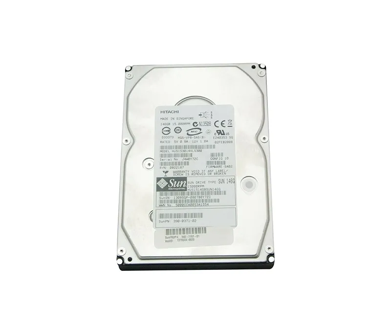 390-0371-02 - Sun 146GB 15000RPM SAS 3GB/s Hot-Pluggable 3.5-inch Har…