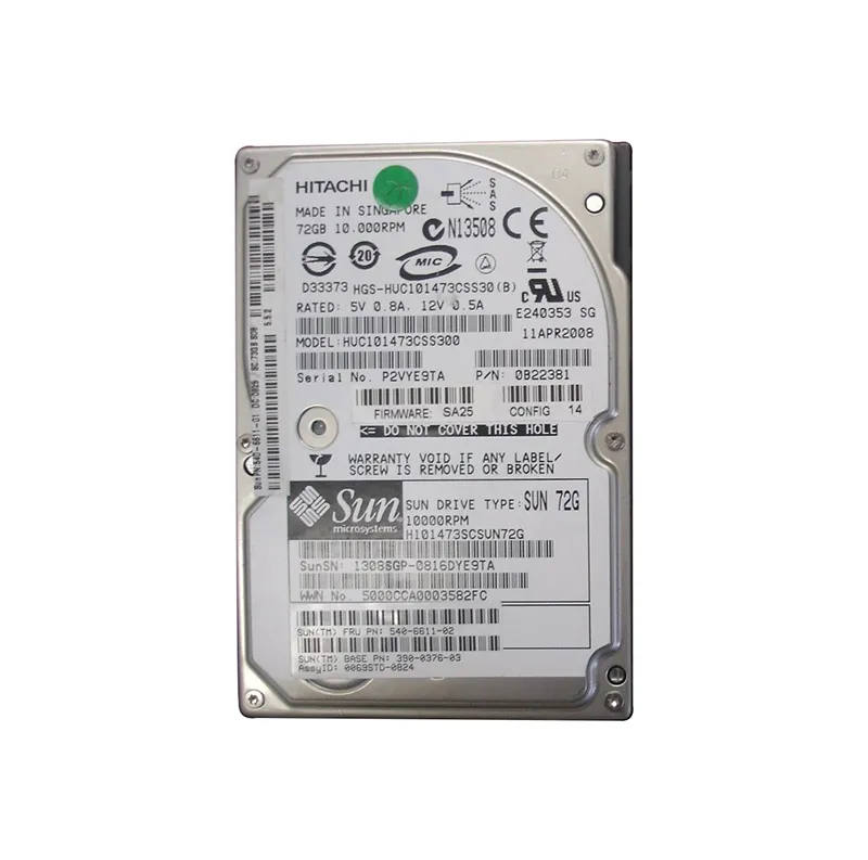 390-0376 - Sun 73GB 10000RPM SAS 3Gb/s 2.5-inch Hard Drive