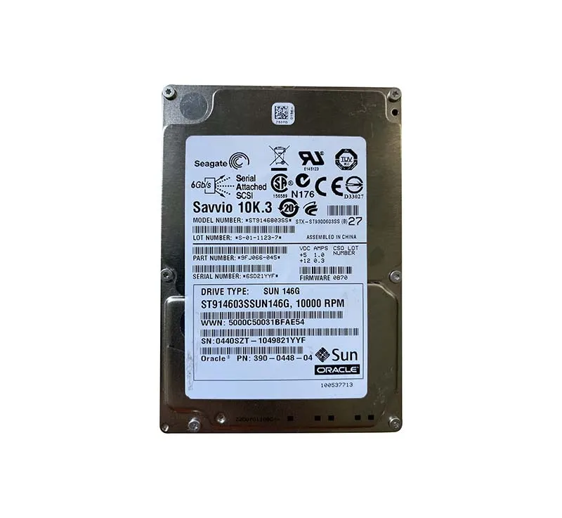 390-0448-04 - Sun 146GB 10000RPM SAS 3Gb/s 2.5-inch Hard Drive