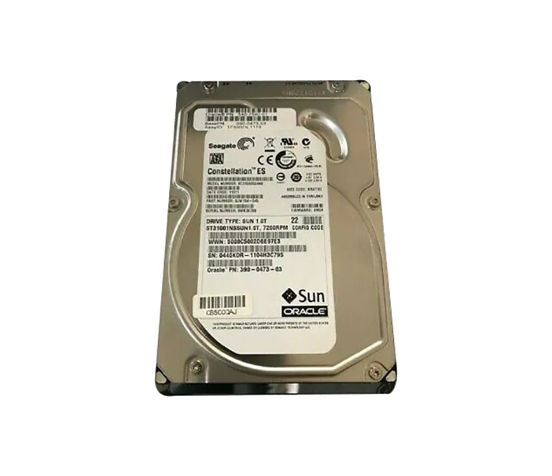 390-0473 - Sun 1TB 7200RPM SATA 3GB/s 32MB Cache 3.5-inch Hard Drive