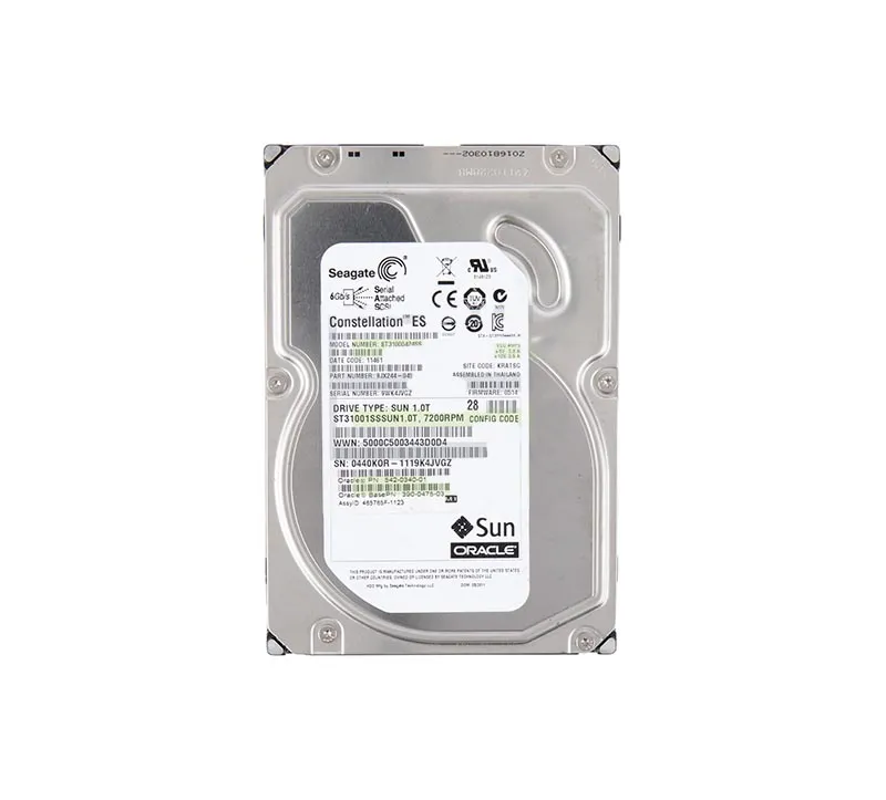 390-0475 - Sun 1TB 7200RPM 3.5-inch SAS 6GB/s 16MB Cache Hard Drive