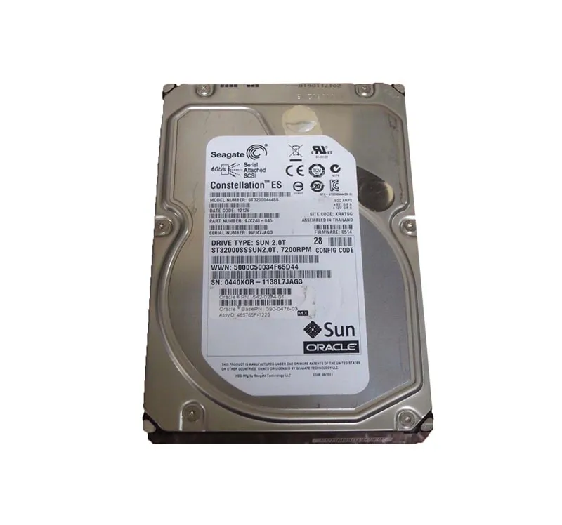 390-0476-01 - Sun 2TB 7200RPM SAS 6GB/s Hot-Pluggable 3.5-inch Hard D…