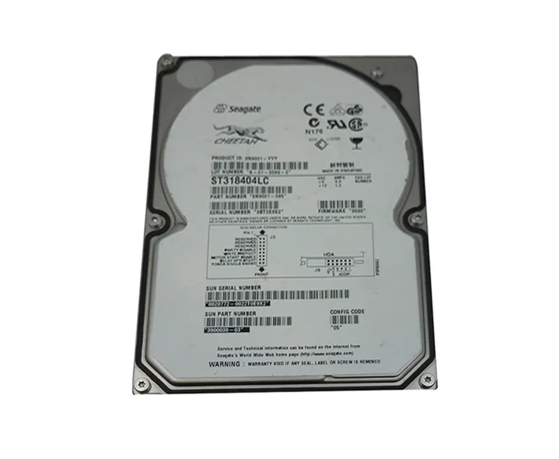 3900038-04 - Sun 18.2GB 10000RPM Ultra-160 SCSI LVD Hot-Pluggable 80-…