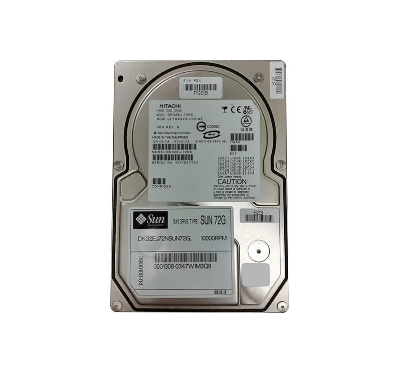 3900108-02 - Sun 73GB 10000RPM Ultra-320 SCSI LVD Hot-Pluggable 80-Pi…