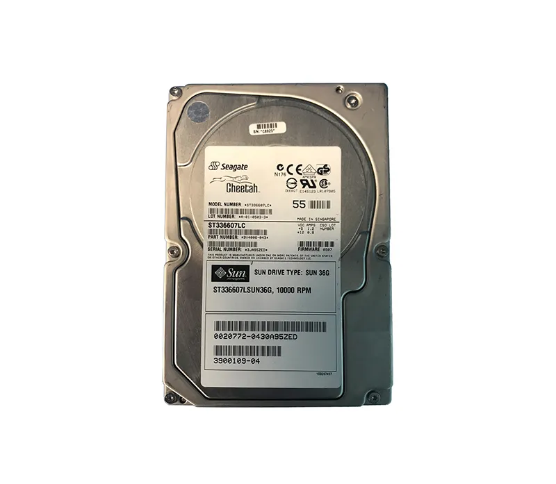 3900109-02 - Sun 36.4GB 10000RPM Ultra-320 SCSI LVD Hot-Pluggable 80-…