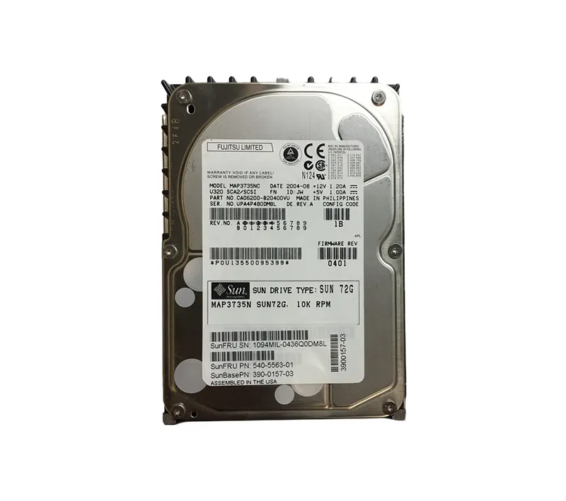3900157-01 - Sun 73GB 10000RPM Ultra-320 SCSI LVD Hot-Pluggable 80-Pi…