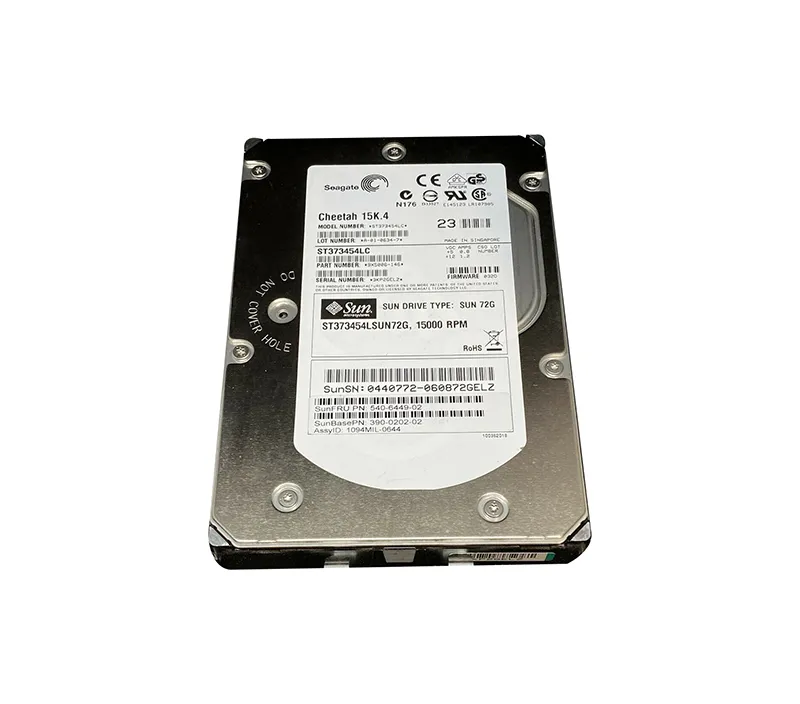 3900202-01 - Sun 73GB 15000RPM Ultra-320 SCSI LVD Hot-Pluggable 80-Pi…