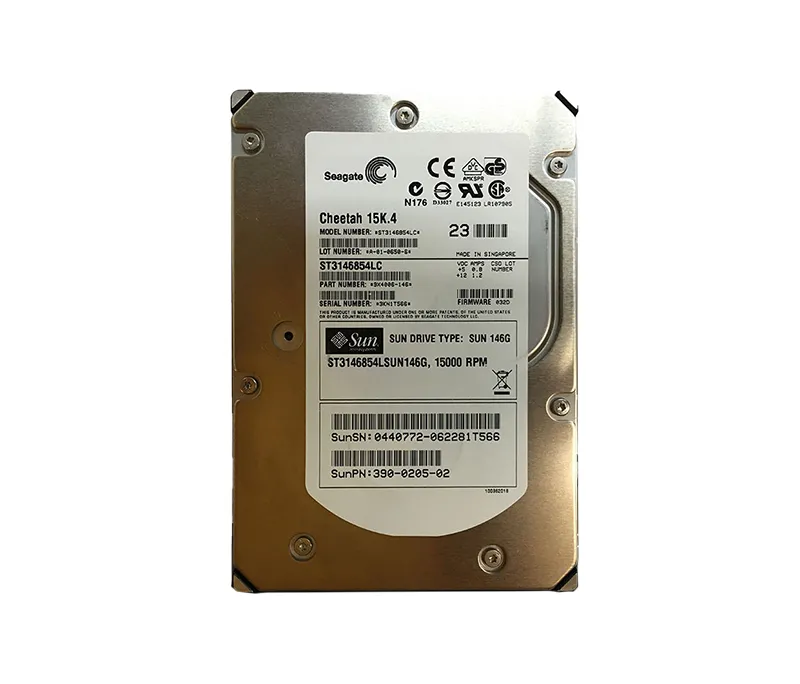 3900205-02 - Sun 146GB 15000RPM Ultra-320 SCSI LVD Hot-Pluggable 8MB …