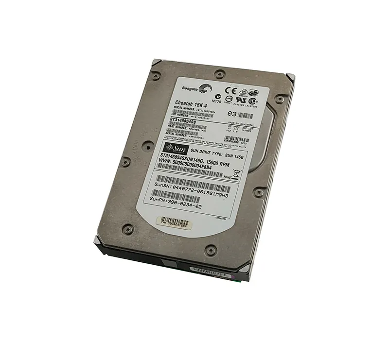 3900234-01 - Sun 146GB 15000RPM SAS 3GB/s Hot-Pluggable 3.5-inch Hard…
