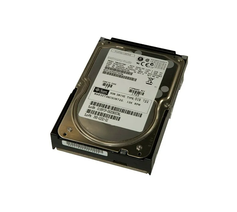 3900252-02 - Sun 73GB 10000RPM Ultra-320 SCSI LVD Hot-Pluggable 80-Pi…