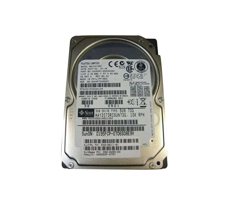 3900285-02 - Sun 73GB 10000RPM SAS 3Gb/s 2.5-inch Hard Drive