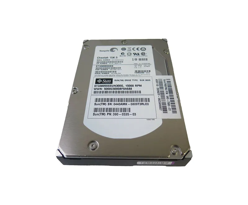3900335-01 - Sun 300GB 15000RPM SAS 3GB/s Hot-Pluggable 16MB Cache 3.…