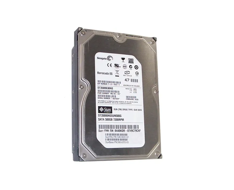 3900355-03 - Sun 500GB 7200RPM SATA 3GB/s NCQ 3.5-inch Hard Drive