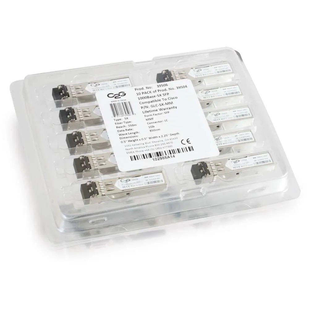 39506 - Cables To Go 1Gbps 1000Base-SX Multi-mode Fiber 850nm SFP Tra…