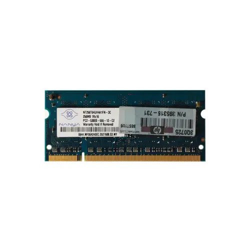 395316-731 - HP 256MB DDR2-667MHz PC2-5300 non-ECC Unbuffered CL5 200…