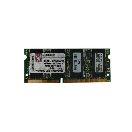 39P4502 - IBM 256MB 133MHz PC133 non-ECC Unbuffered CL3 144-Pin SoDim…