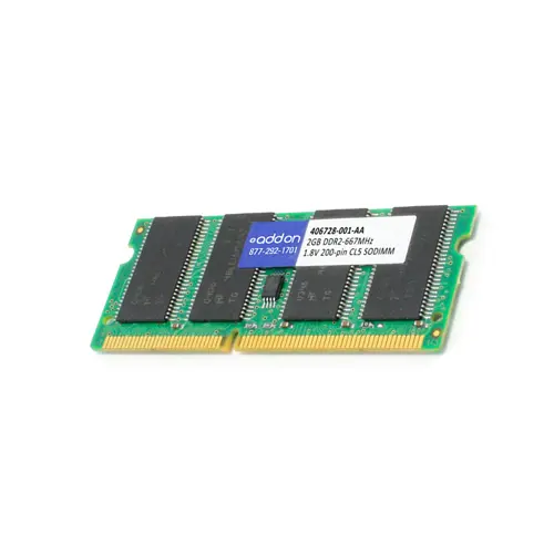 406728-001 - HP 2GB DDR2-667MHz PC2-5300 non-ECC Unbuffered CL5 200-P…