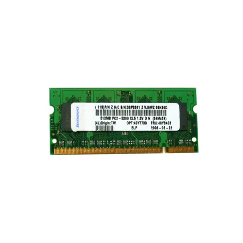 40Y8402 - IBM 512MB DDR2-667MHz PC2-5300 non-ECC Unbuffered CL5 200-P…