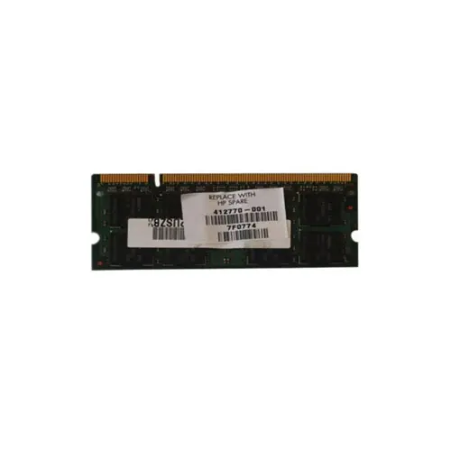 412770-001 - HP 1GB DDR2-667MHz PC2-5300 non-ECC Unbuffered CL5 200-P…