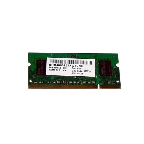414045-001 - HP 512MB DDR2-667MHz PC2-5300 non-ECC Unbuffered CL5 200…
