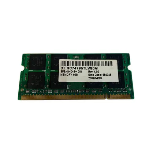 414048-001 - HP 1GB DDR2-667MHz PC2-5300 non-ECC Unbuffered CL5 200-P…