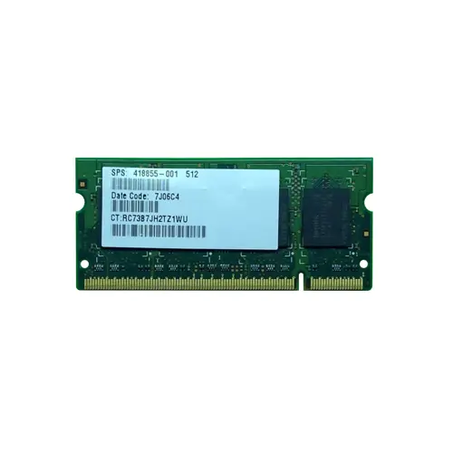 418855-001 - HP 512MB DDR2-667MHz PC2-5300 non-ECC Unbuffered CL5 200…
