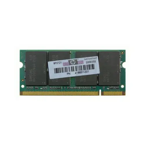 418857-001 - HP 2GB DDR2-667MHz PC2-5300 non-ECC Unbuffered CL5 200-P…