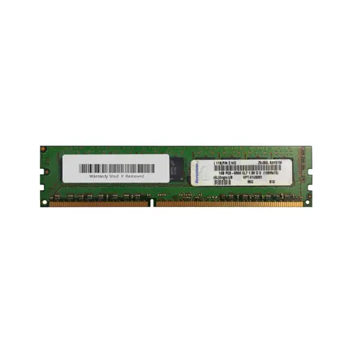 41U5251 - IBM / Lenovo 1GB DDR3-1066MHz PC3-8500 ECC Unbuffered CL7 2…