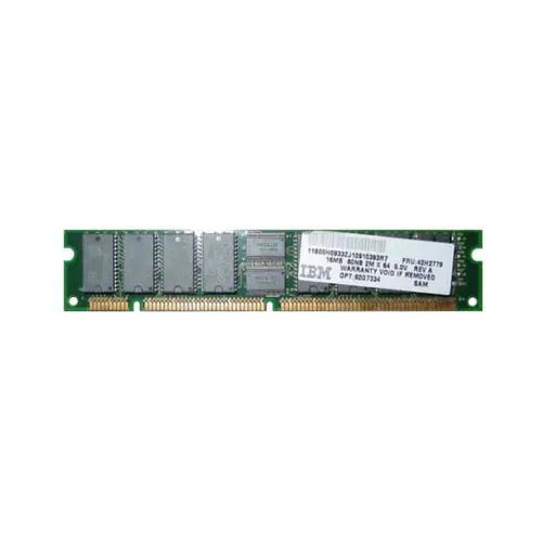 42H2779 - IBM 16MB EDO non-ECC 168-Pin DIMM Memory Module